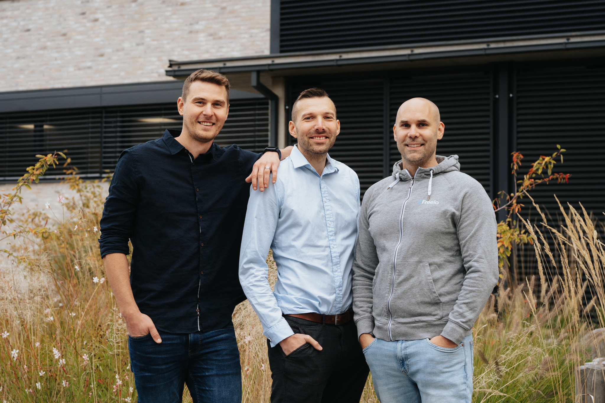 Co-founders of Freelo.cz Karel Dytrych, Jan Kulda, Karel Borkovec