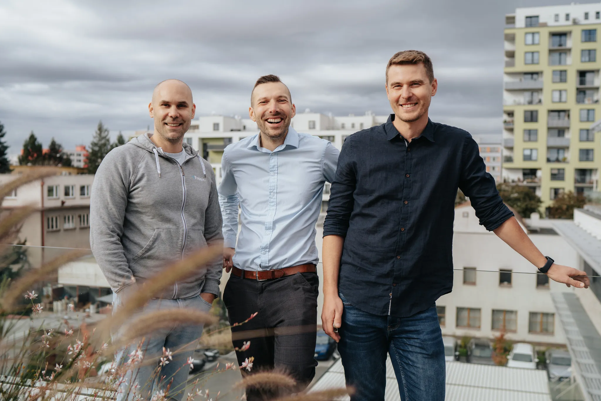 Co-founders of Freelo Karel Dytrych, Jan Kulda, Karel Borkovec