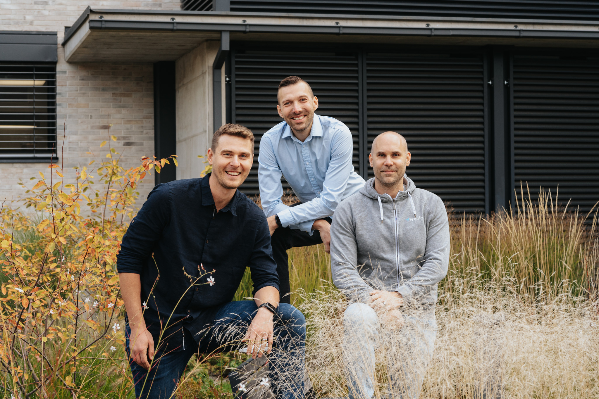 Co-founders of Freelo.cz Karel Dytrych, Jan Kulda, Karel Borkovec