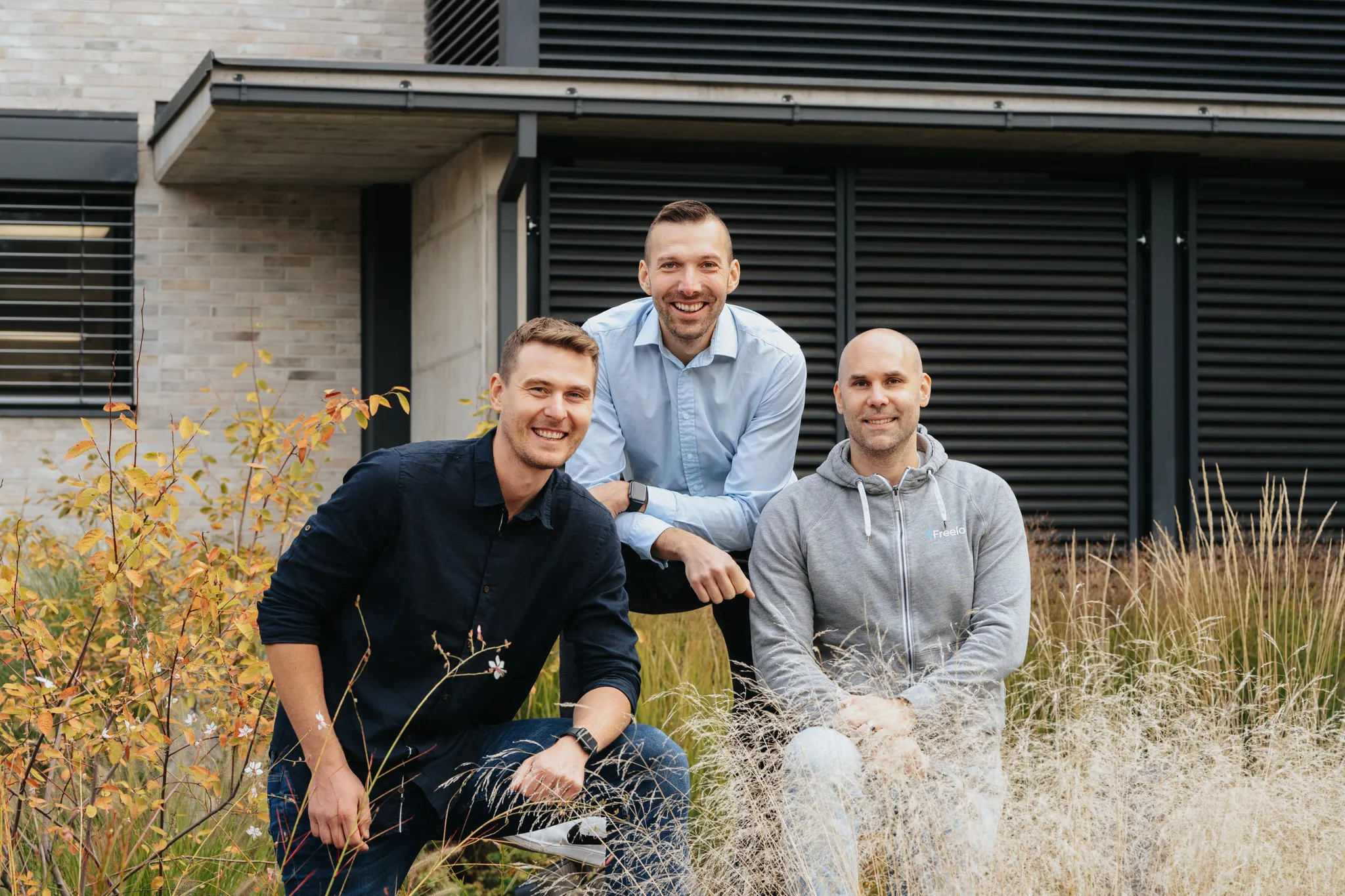 Co-founders of Freelo Karel Dytrych, Jan Kulda, Karel Borkovec