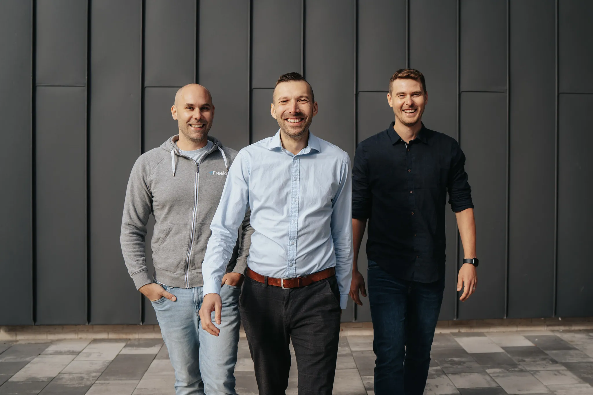 Co-founders of Freelo Karel Dytrych, Jan Kulda, Karel Borkovec