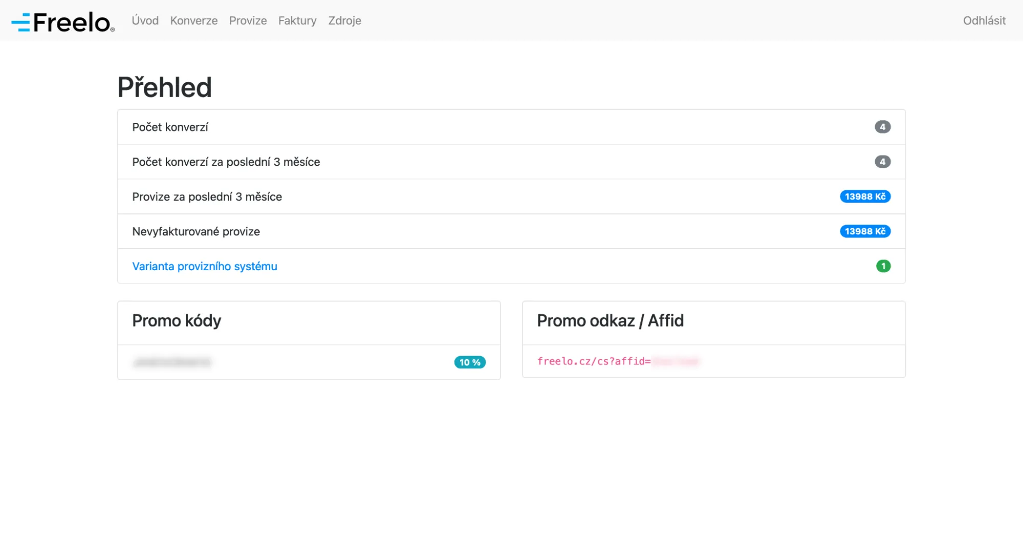 Affiliate System for partners - Overview